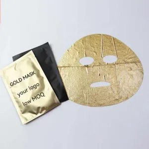 قناع الوجه المصنوع من رقائق والذهب - Custom Private Label Natural Moisturizing Vitamin C Gold