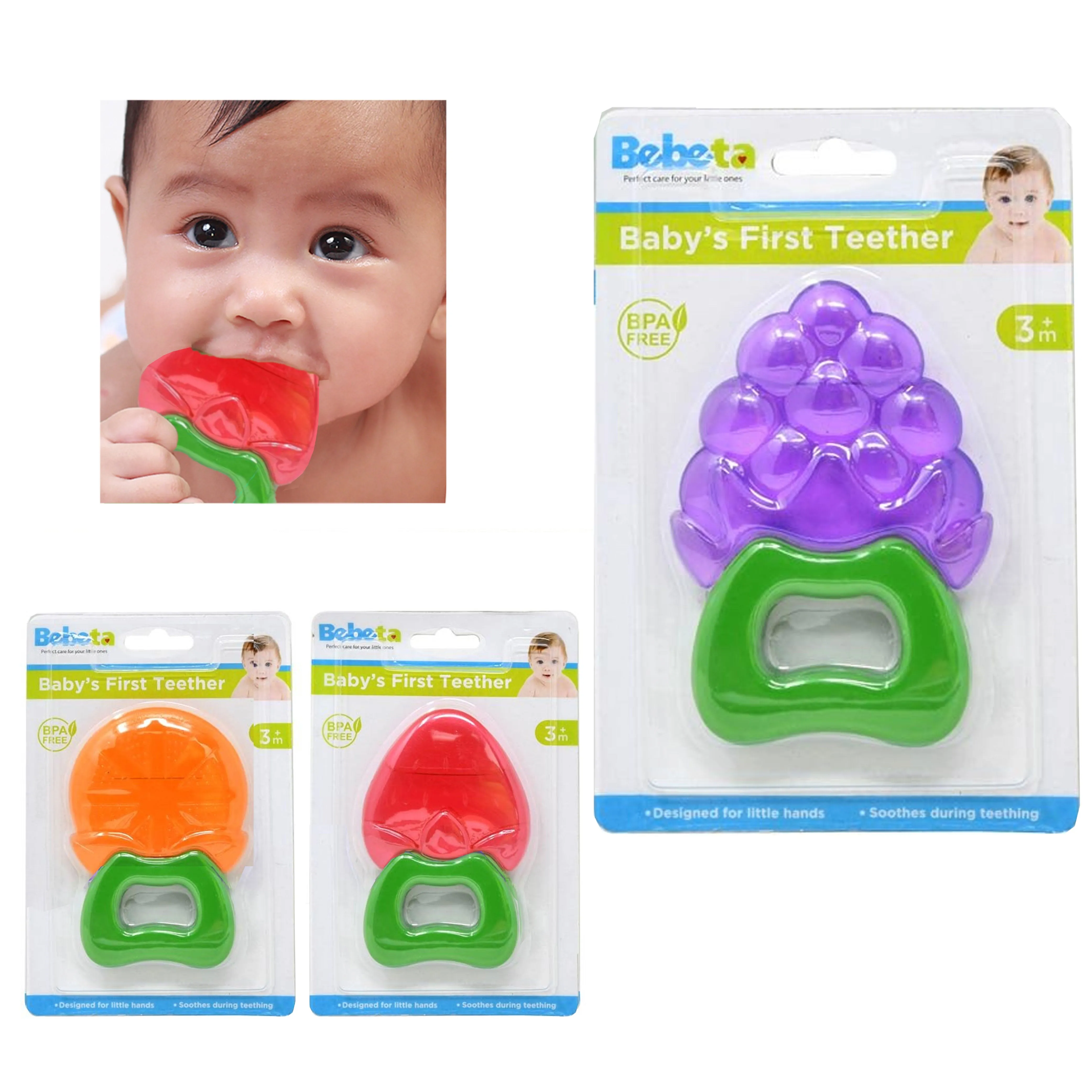 1 Pc Baby Teething Toys Newborn Infant Water Filled Teether BPA Free Babies Gums