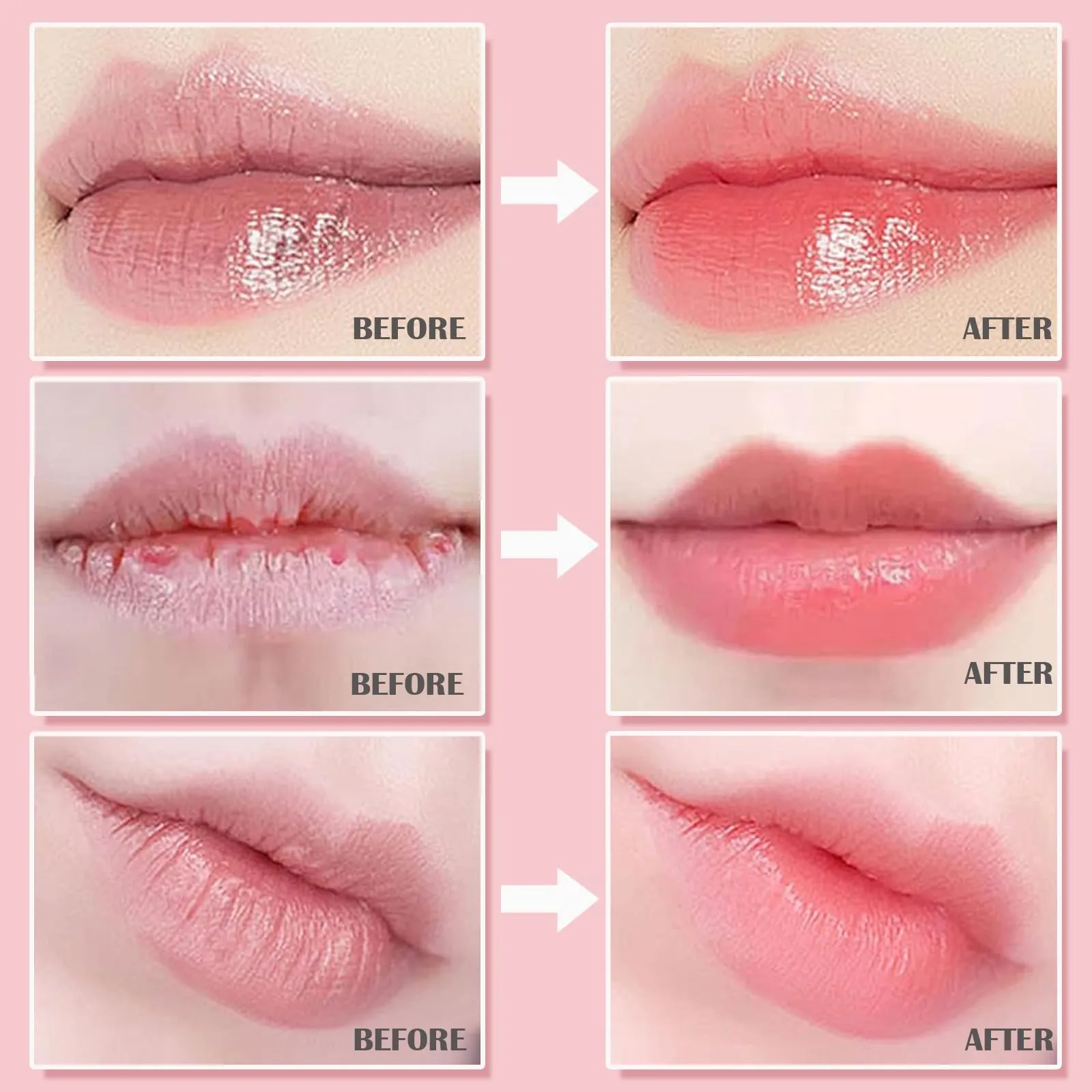 2 PCS Bee Lip Balm Honey Pot,Watermelon&Strawberry Lip Sleeping Mask Hydrating Prevention Dry and Cracked Lip Scrubs Exfoliator Lip Care,Lip Mask Overnight Reduces Lip Lines