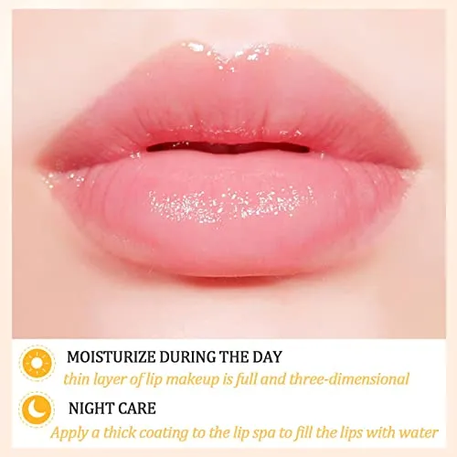 2 PCS Bee Lip Balm Lip Mask Honey Pot Honey Lip Mask Propolis Moisturizing Lip Balm with Stick - Hydrating Prevention Dry and Cracked Lip Scrubs Exfoliato Lip Wrinkle Skin Care Products