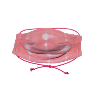 5 Layer Bamboo Tie Dye Face Mask - Melon