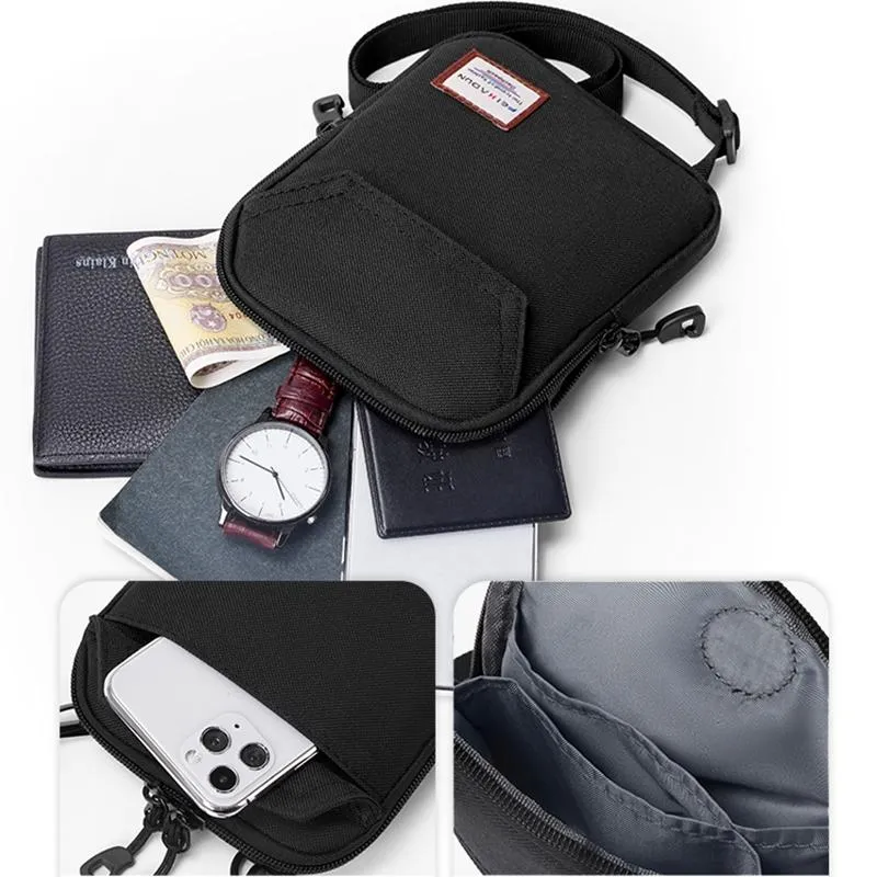 Adjustable Frosted Mobile Phone Bag 19 X 15 X 2Cm