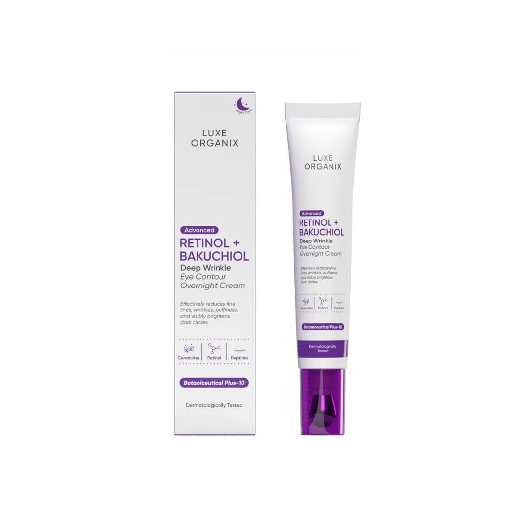 Advanced Retinol   Bakuchiol Deep Wrinkle Eye Contour Overnight Cream 12g