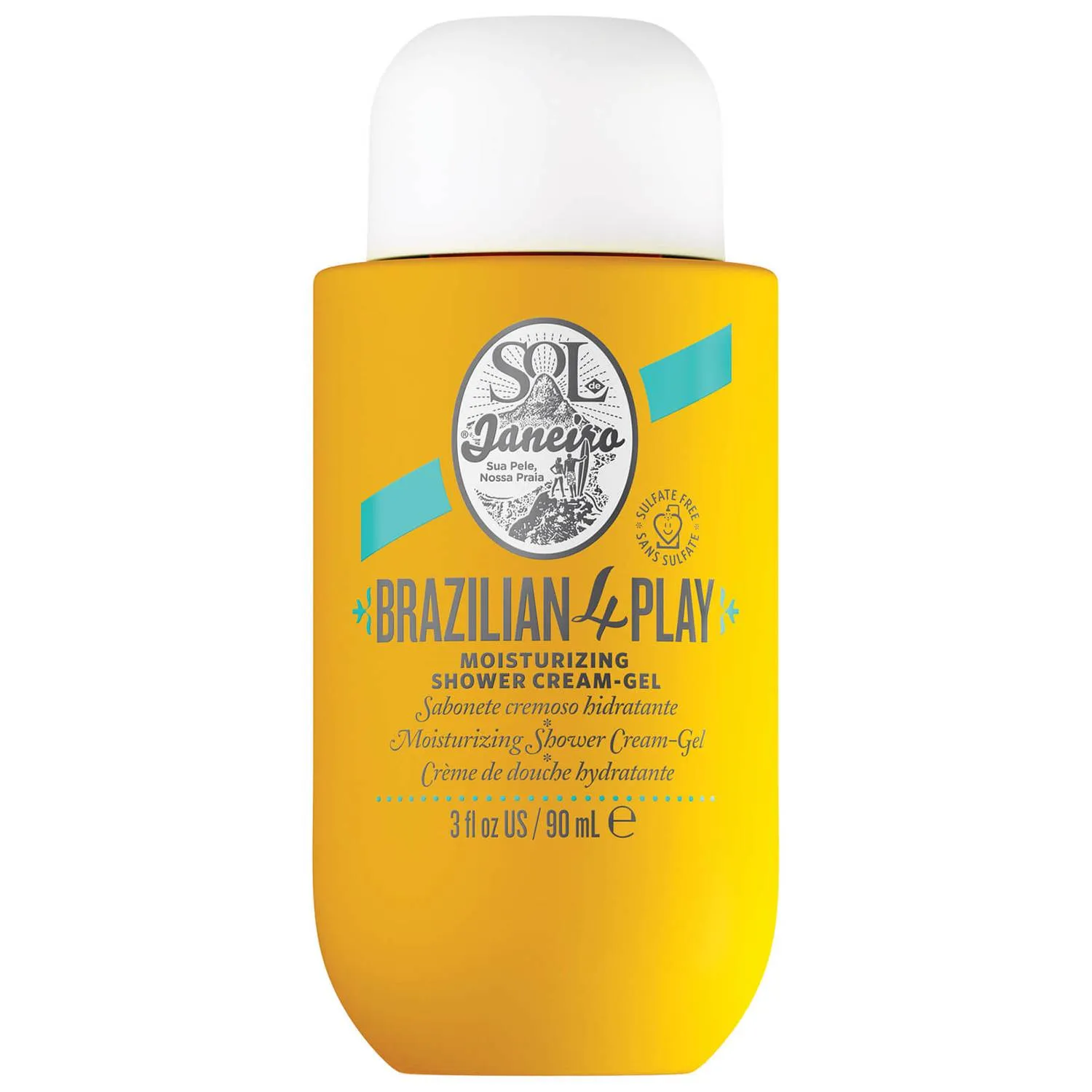 Brazilian 4 Play Moisturizing Shower Cream - Gel 3 fl oz/90ml