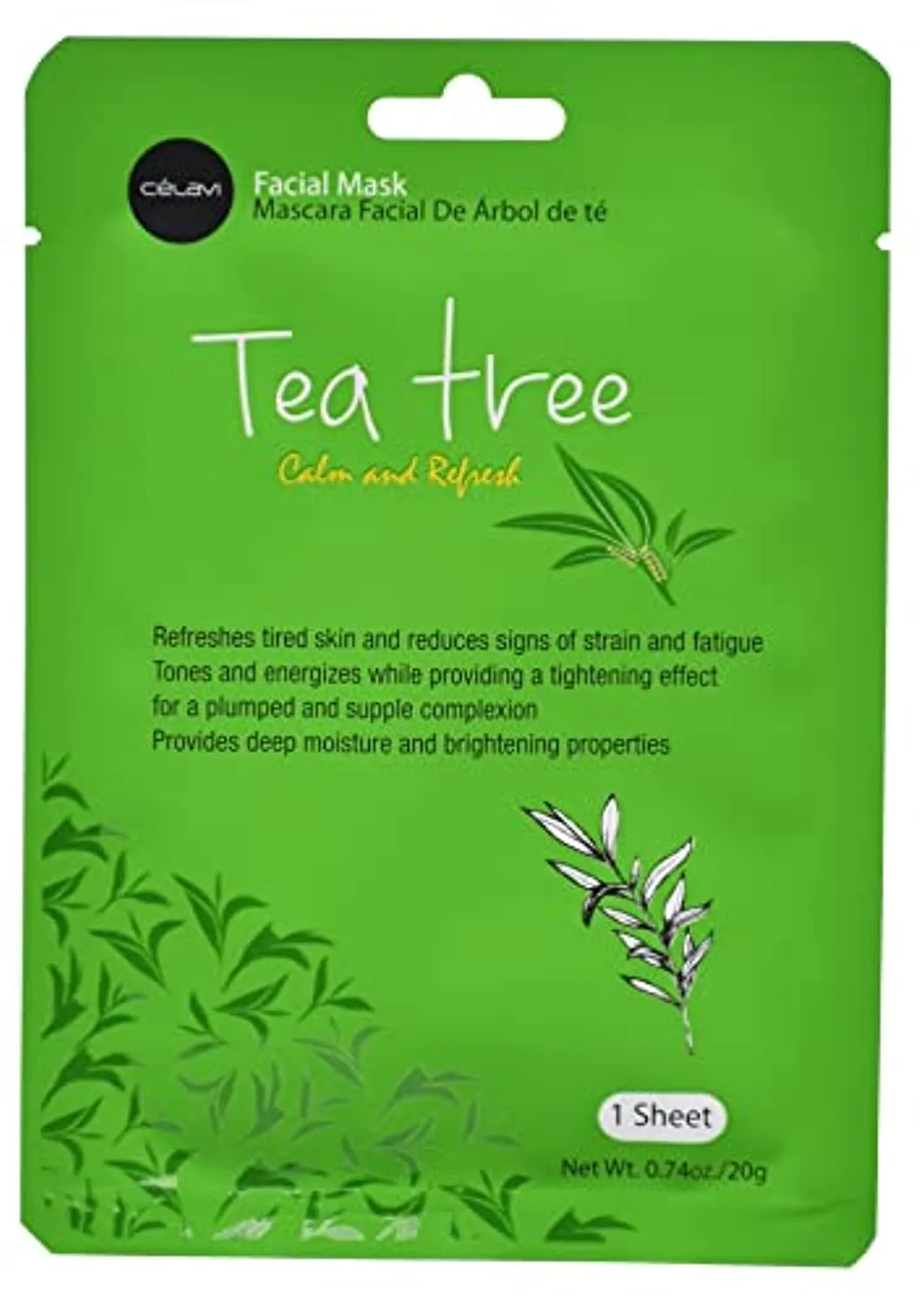 celavi Essence Facial Face Mask Paper Sheet Korea Skin Care Moisturizing 12 Pack (Mix - 2 of Each)