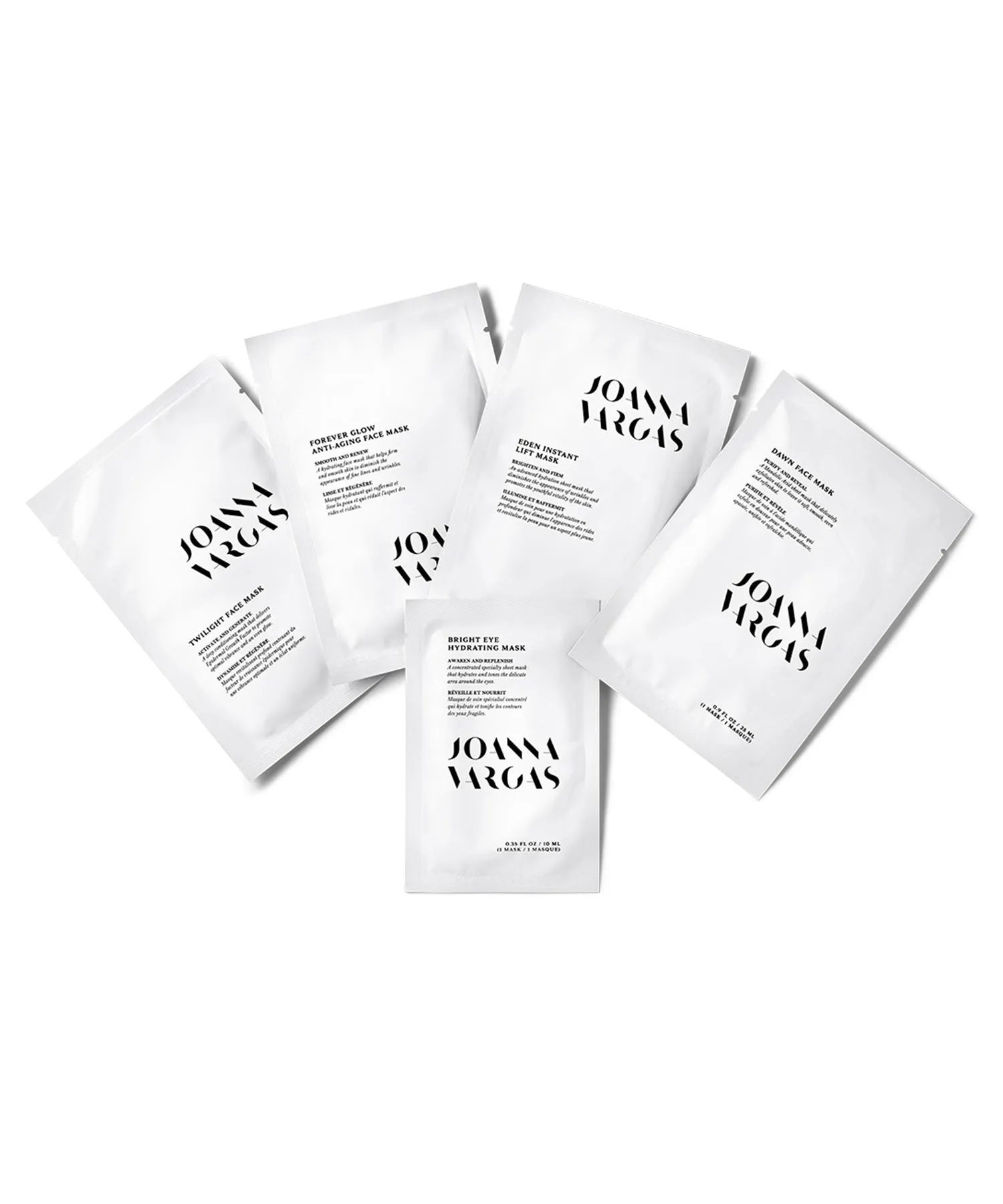 Glow To Go Trio Kit - Hydrating, Brightening, and Firming Face Masks for Radiant Skin - 3 Masks - Joanna Vargas
