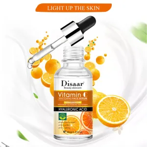 Hyaluronic Acid & Vitamin C Face Serum – Moisturizing, Brightening & Anti-Wrinkle Treatment