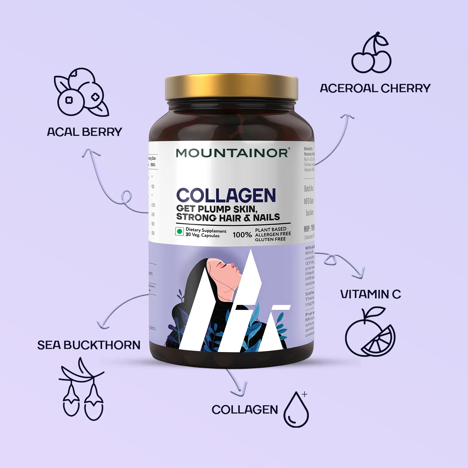 L-Glutathione Capsules Collagen Capsules 60 Caps SPF 50  Glutathione Sunscreen Stick Rosemary Essential Oil