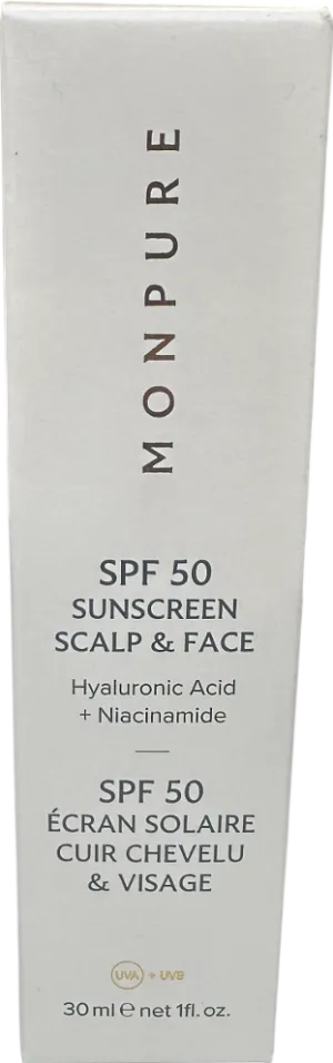 Monpure Spf 50 Sunscreen Scalp And Face 30ml
