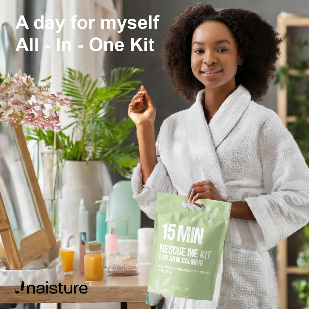 Naisture 15 Minute Rescue Me Kit for Skin Care & Beauty (6pack)