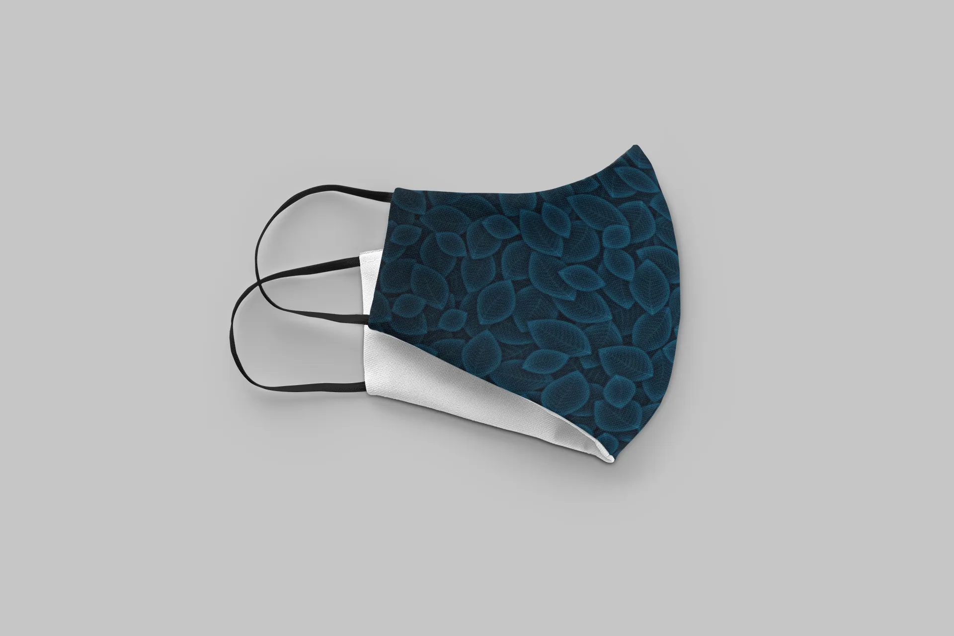 "Blue leaf Pattern" : Tetra Shield Protection Mask (PACK OF 3)