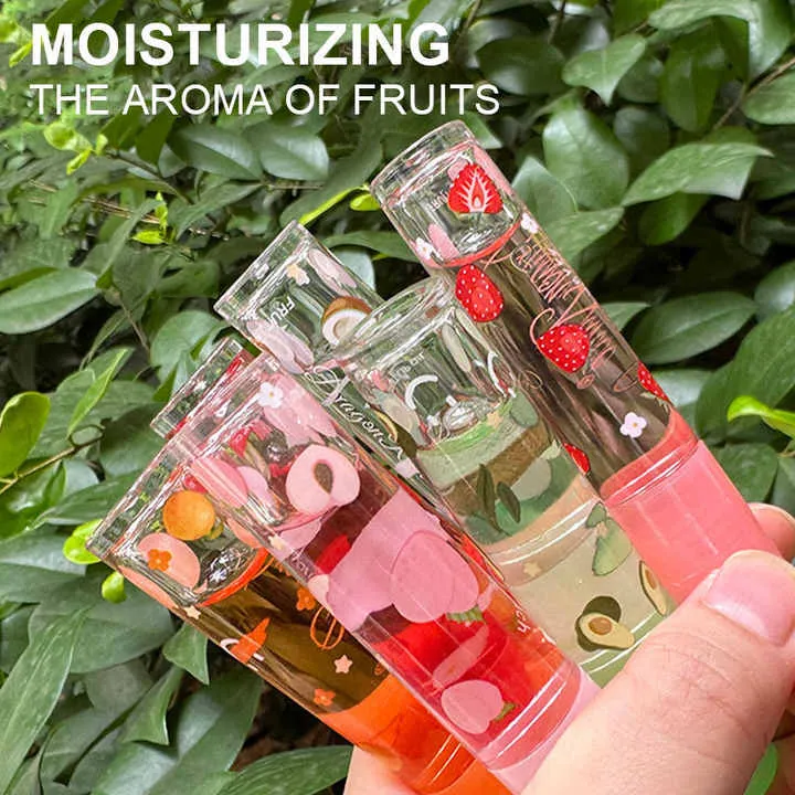 Random Roll On 6 Colors Fruit Oil Mirror Moisturizing Transparent Long Lasting Cosmetics Moisturizing Lip Gloss Lip Balmلفة عشوائية من 6 ألوان على زيت الفاكهة مرآة ترطيب شفافة تدوم طويلاً مستحضرات تجميل مرطبة ملمع شفاه بلسم الشفاه
