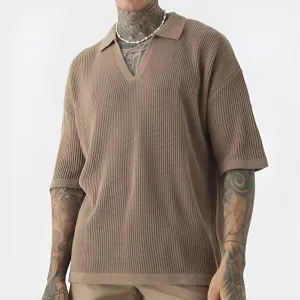 Santos Knitted Polo Shirt