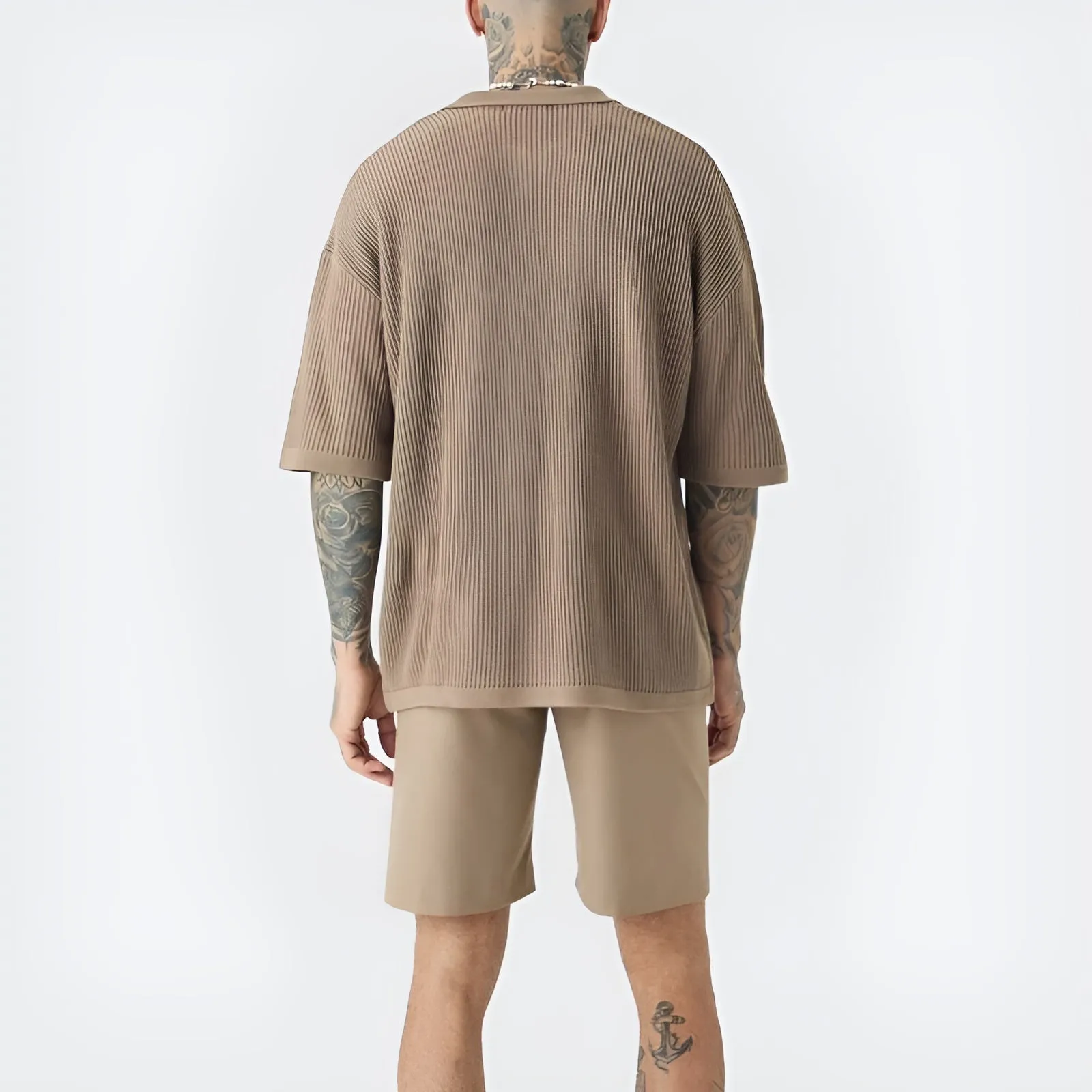 Santos Knitted Polo Shirt