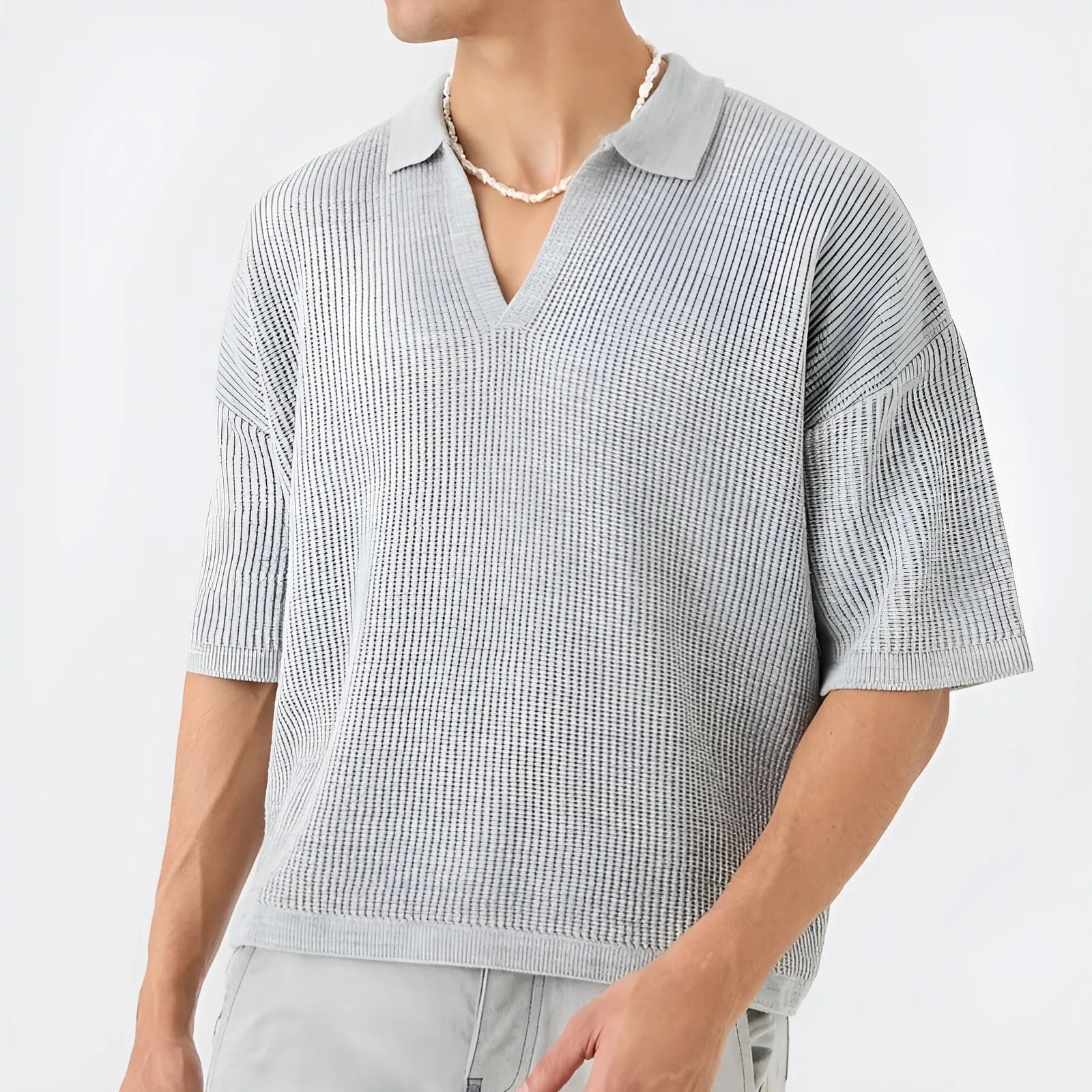 Santos Knitted Polo Shirt