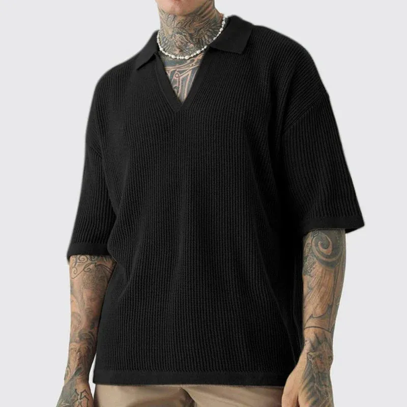 Santos Knitted Polo Shirt