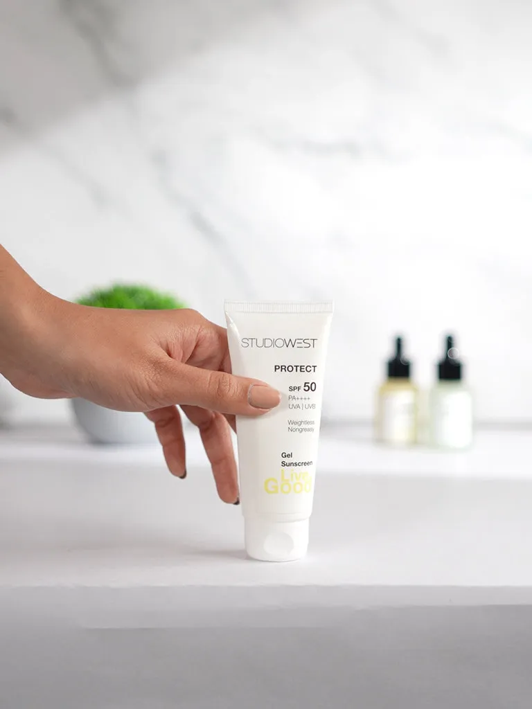 Studiowest Gel Sunscreen, SPF 50 PA     - 50g