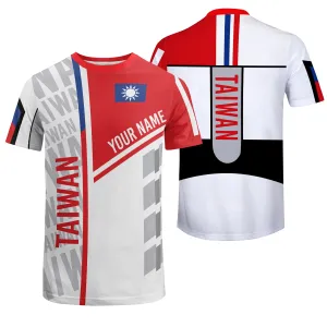 Unisex Customized Taiwan T-Shirt 100% Polyester- Personalized Premium T-Shirt