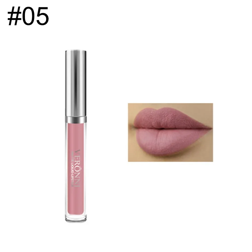 VERONNI Women Matte Liquid Lipstick & Free Lip Liner
