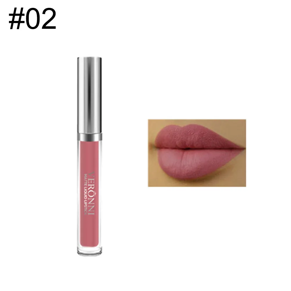 VERONNI Women Matte Liquid Lipstick & Free Lip Liner