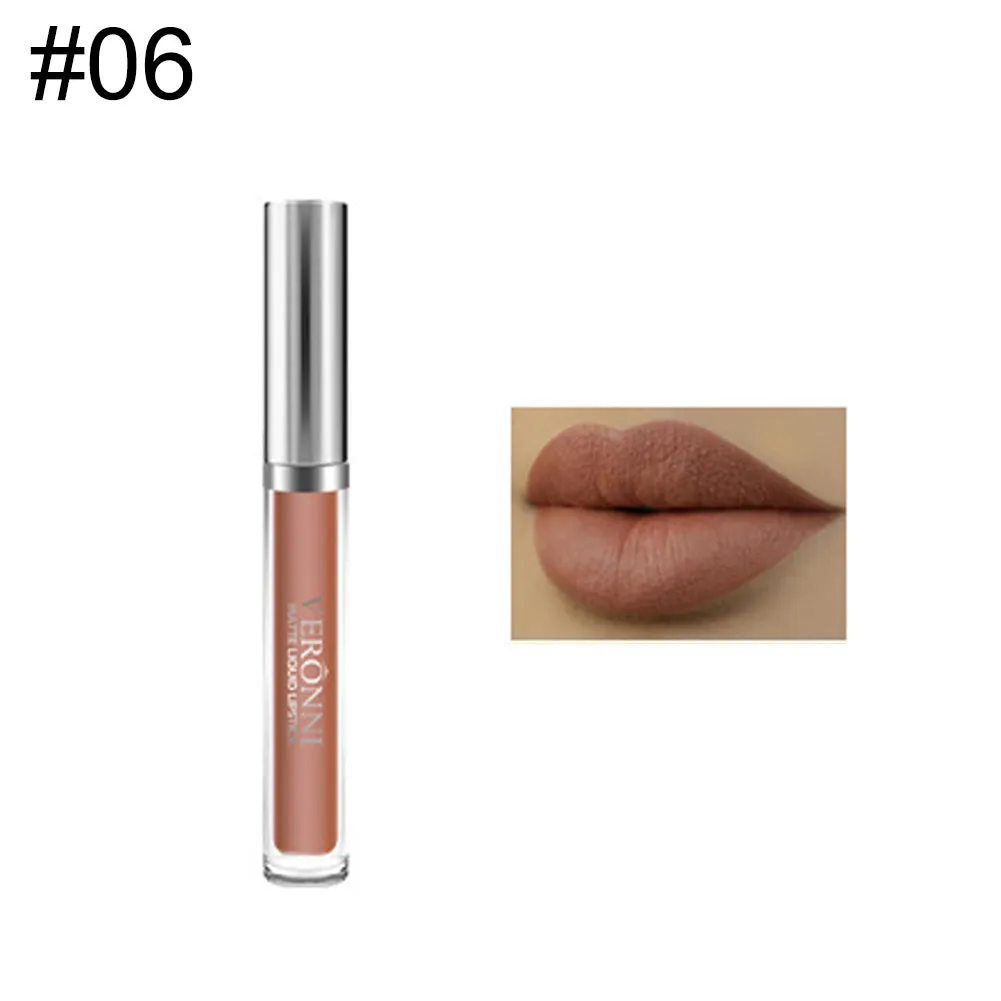 VERONNI Women Matte Liquid Lipstick & Free Lip Liner