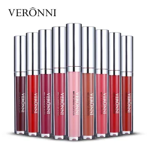 VERONNI Women Matte Liquid Lipstick & Free Lip Liner