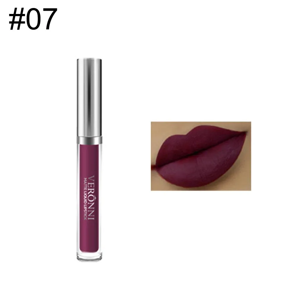 VERONNI Women Matte Liquid Lipstick & Free Lip Liner