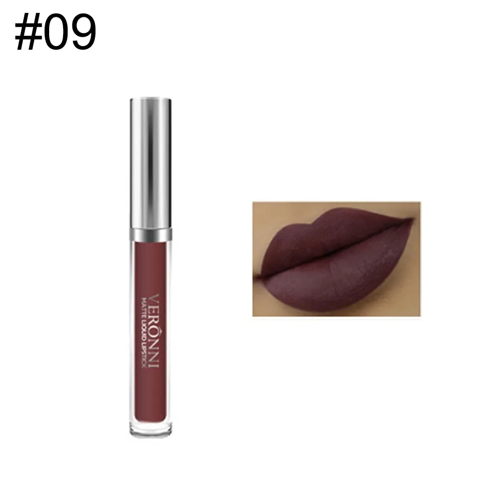 VERONNI Women Matte Liquid Lipstick & Free Lip Liner